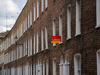 Labour election material in London